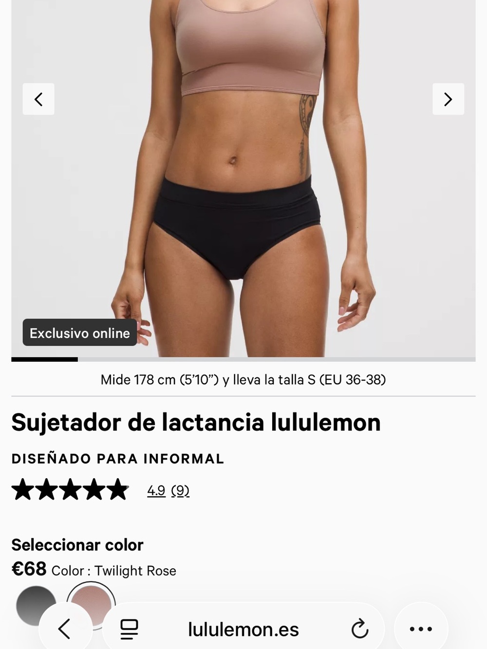 Lulu lemon athletic nursing bra XL